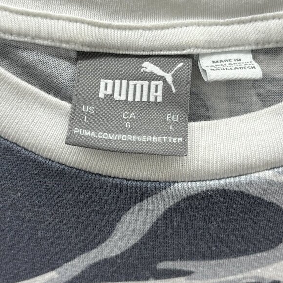 PUMA Men's Camo Short Sleeve Tee Forever Better Size Large - Picture 2 of 6